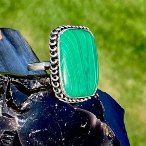 Malachite Cocktail Ring